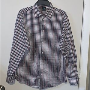 Boy’s plaid button down shirt